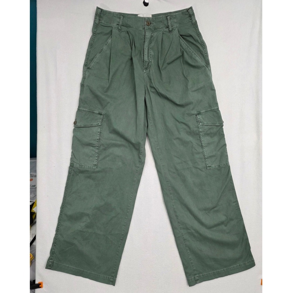 Citizens of Humanity Surplus Utility Pants 29 Dogwood Olive Green Pleated
